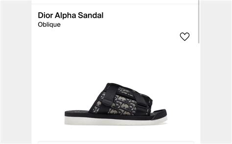 Dior Alpha Sandal : r/DHgate 